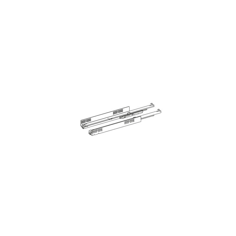 Coulisse sortie totale silent system QUADRO YOU - HETTICH