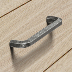 Poignée de meuble forme D 6 pans H1710 - HAFELE