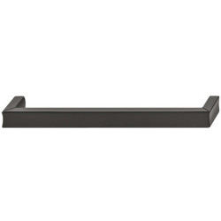 Poignée de porte forme D H1915 noire - HAFELE