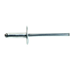 Rivet aluminium tête plate large - DEGOMETAL
