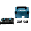 Pack 2 batteries + chargeur 18V Li-Ion 6,0Ah ENERGIE - MAKITA