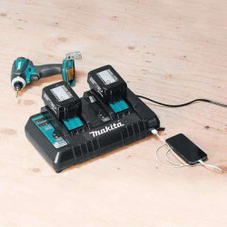 Pack 2 batteries + chargeur 18V Li-Ion 6,0Ah ENERGIE - MAKITA