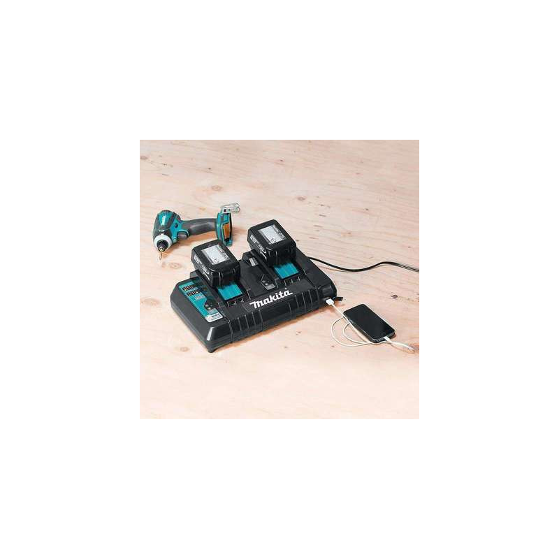 Pack 2 batteries + chargeur 18V Li-Ion 6,0Ah ENERGIE - MAKITA
