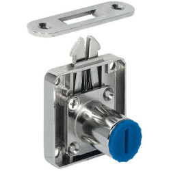 Serrure de meuble pour volet roulant à appliquer SYMO - HAFELE