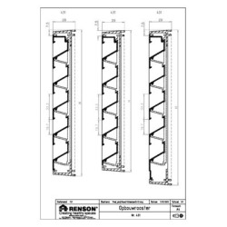 Grille de ventilation sur mesure STANDARD 431 - RENSON