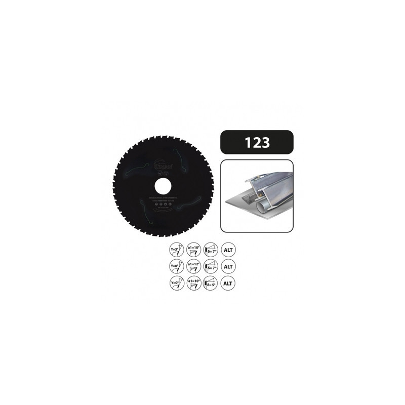 Lame de scie circulaire multi-matériaux diamètre 190 mm 123 - LEMAN