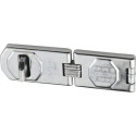 Porte-cadenas en acier cémenté 110/155 chromé - ABUS