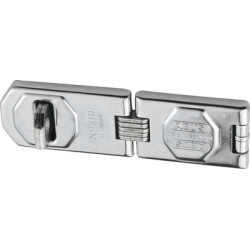 Porte-cadenas en acier cémenté 110/155 chromé - ABUS