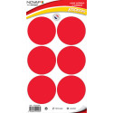 Stickers ronds rouge - NOVAP