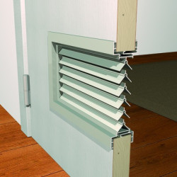 Grille de ventilation à encastrer pour porte 461 - RENSON