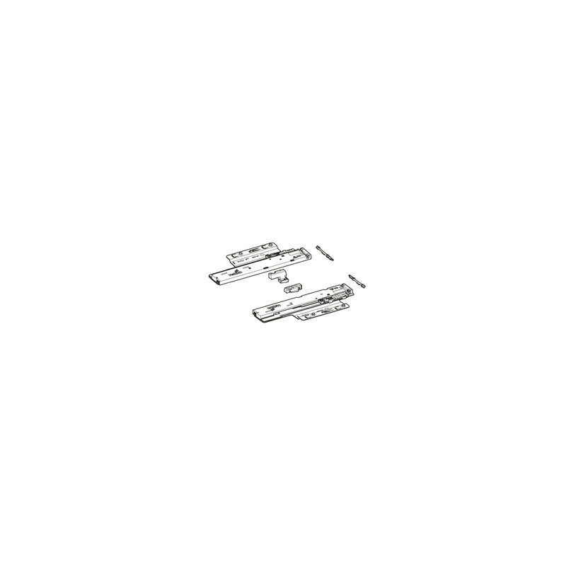 Système d'ouverture push to open silent system QUADRO YOU - HETTICH