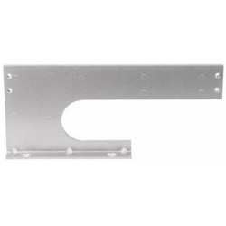 Plaque support de ferme-porte GR 010 pour menuiserie métallique - GROOM