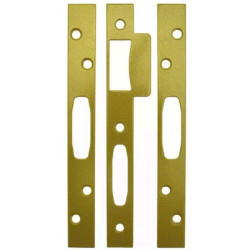 Jeu de 3 gâches centrales double empennage pour serrure 5000 100K - VACHETTE ASSA ABLOY