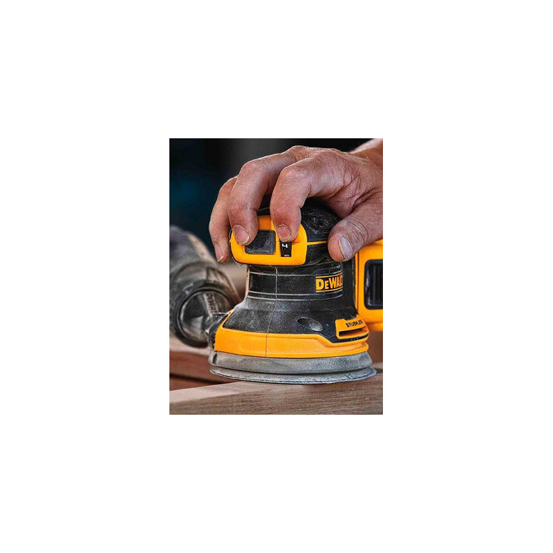 Ponceuse excentrique sur batterie 125 mm XR 18V Brushless DCW210NT-XJ (Machine seule) - DEWALT