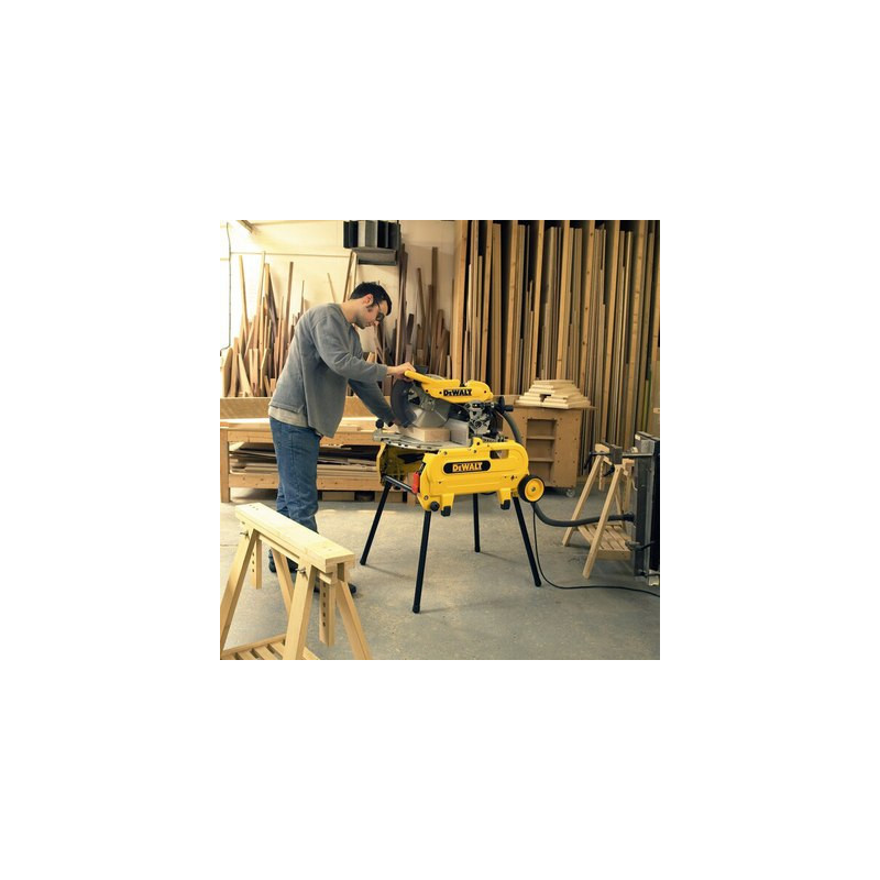 Scie à table et à onglets radiale retournable filaire 2000W D27107 - DEWALT