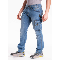Jeans multipoches taille haute - RICA LEWIS