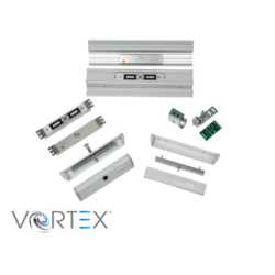 Ventouse électromagnétique en applique 1500 Kg 12/24VDC VX2400-ESCAPE VORTEX - HQ MAG