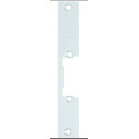 Têtière plate pour gâche électrique réversible inox P/142U/342U pour porte DIERRE - EFF EFF