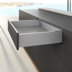 Kit côté de tiroir argent AVANTECH YOU - HETTICH