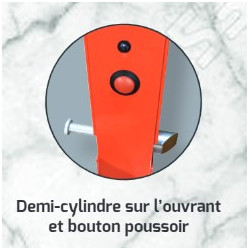 Bandeau ventouse 2000 kgs DUO BLOC CHABBAT - SECURYSTAR