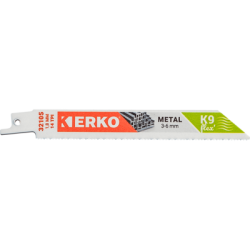 Lot de 5 lames de scie sabre 150 mm METAL K9 - ERKO