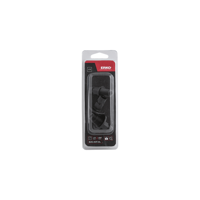 Lot de 3 adaptateurs pour scie cloche EZC EASY CLIP - ERKO