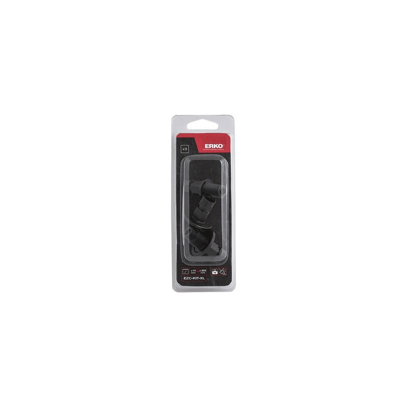 Lot de 3 adaptateurs pour scie cloche EZC EASY CLIP - ERKO