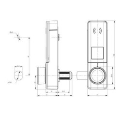 Serrure électronique ENIQ LOQ - DOM TSS