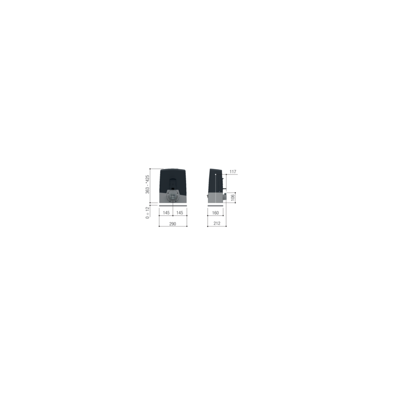 Kit de motorisation portail coulissant BXV - CAME