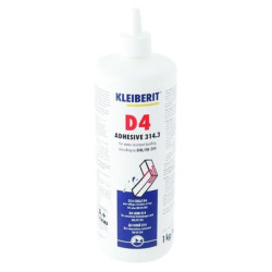 Colle blanche vinylique D4 biberon monocomposante 1Kg - KLEIBERIT