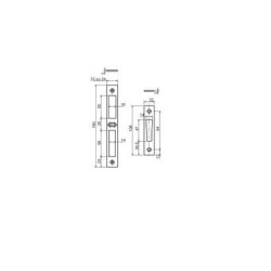Jeu de 3 gâches 4602 - METALUX