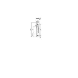 Gâche simple empennage 5042 - METALUX