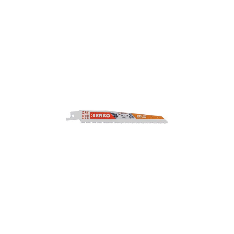 Lot de 5 lames de scie sabre 6/10T MULTI K13 - ERKO