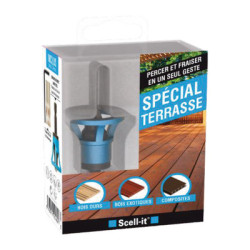 Kit de perçage / fraisage vis tête fraisée terrasse - SCELL IT