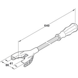 Outils de réglage AXILO 78 Light Tool - HAFELE