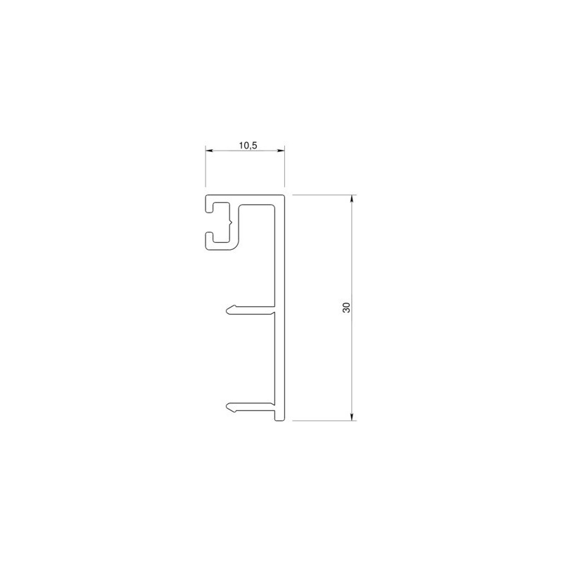 Parclose cadre pour verrière V30 - SEED