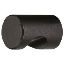 Bouton de meuble aluminium poignée encastrée noir - HAFELE