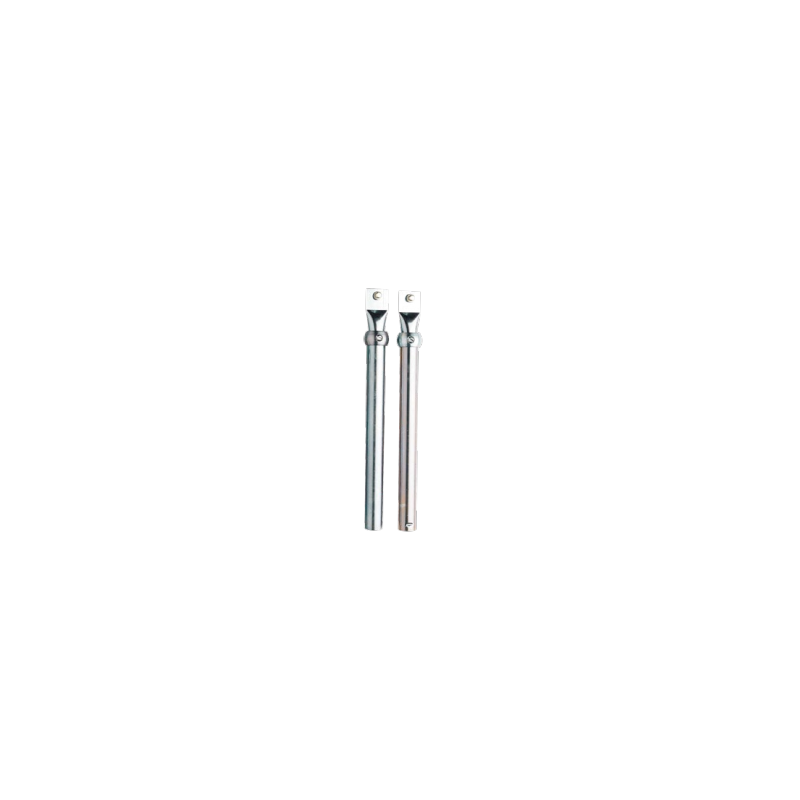 Jeu de tringles horizontales serrure 4 points - MOTTURA