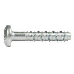 Vis béton 7,5x40 à tête lenticulaire d'ancrages multiples R-LX-P-ZP - RAWL