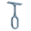 Support ovale intermédiaire pour tube de penderie 30x15 mm - COGEFERM