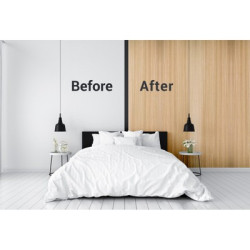 Revêtement adhésif bois beige WOOD19 - REFLECTIV