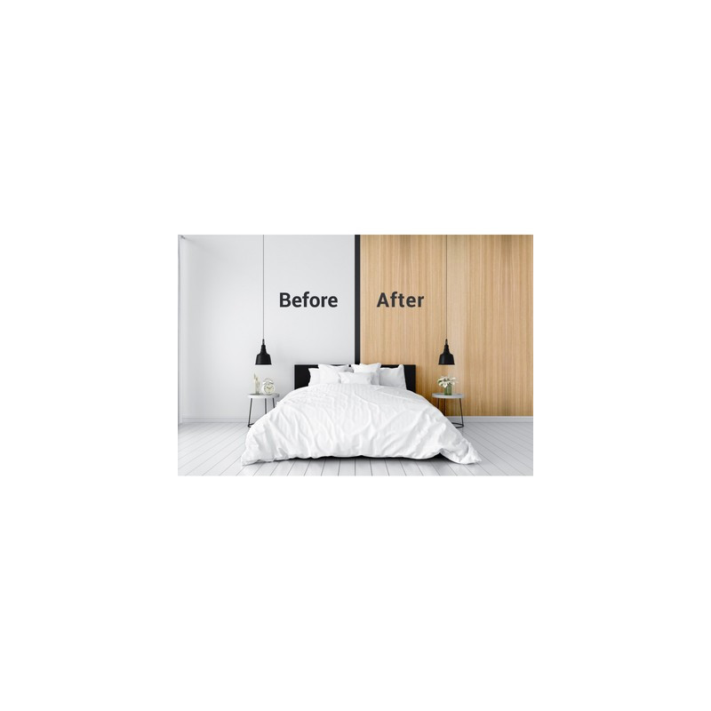 Revêtement adhésif bois beige WOOD19 - REFLECTIV