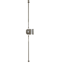 Serrure applique 3 points horizontale pêne dormant porte en poussant A2P 3600 VAL DUO - SECURYSTAR