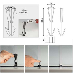 Joint sapin extensible pour profils DEFENDER - LOGLI MASSIMO