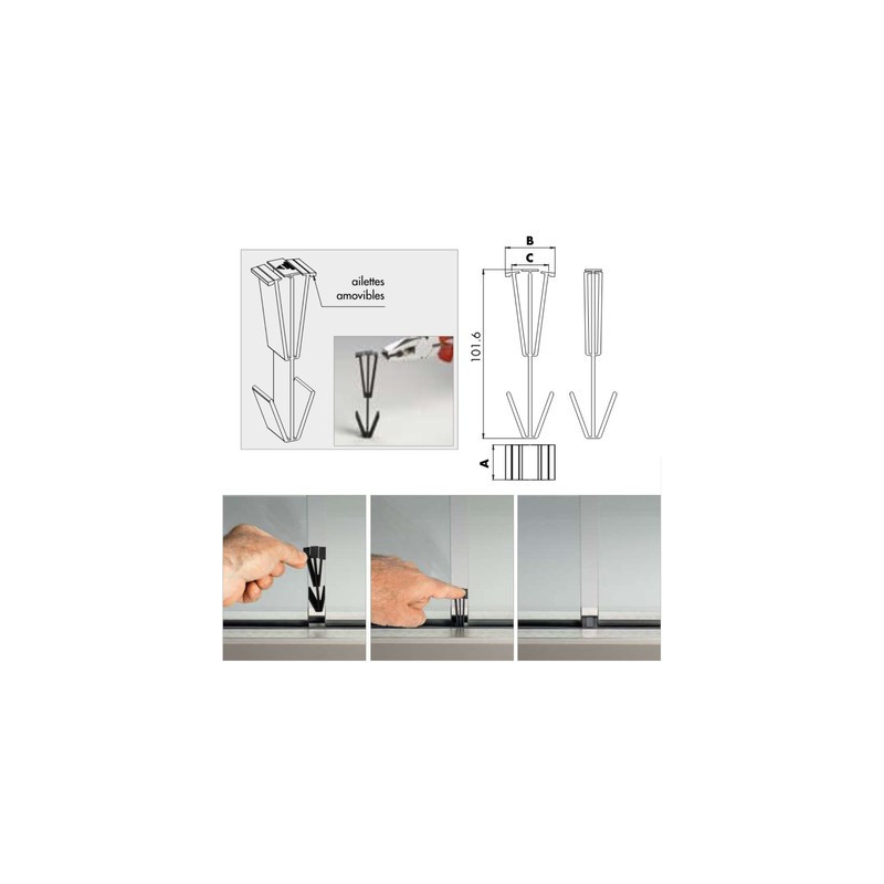 Joint sapin extensible pour profils DEFENDER - LOGLI MASSIMO