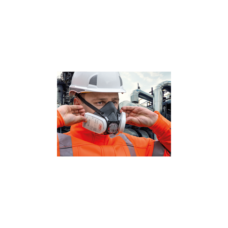 Demi-masque avec valve Typhoon seul EN140 FORCE®8 - JSP