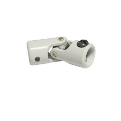 Genouillère diamètre 12 mm + diamètre 12 mm acier laqué blanc - TORBEL