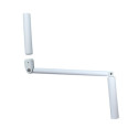Poignée de manivelle blanche diamètre 12 mm L 420 mm - TORBEL