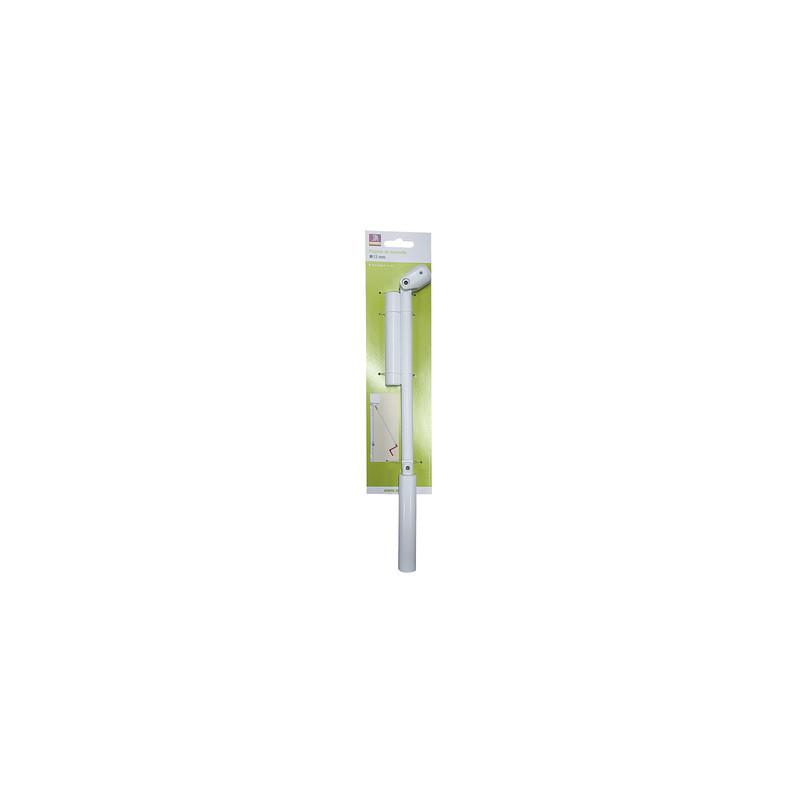 Poignée de manivelle blanche diamètre 12 mm L 420 mm - TORBEL
