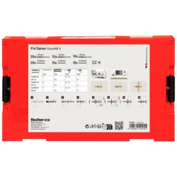 Coffret 45 chevilles FIXTAINER DUOHM TC TORX - FISCHER